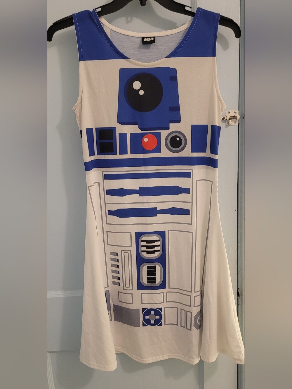 R2-D2 Inspired Blue & White Girls' Dress